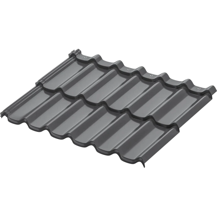 Профиль модульный Aquasystem Стокгольм XXL 0,45 мм Glance Zn 140 (Россия) RR-23 (т-серый)