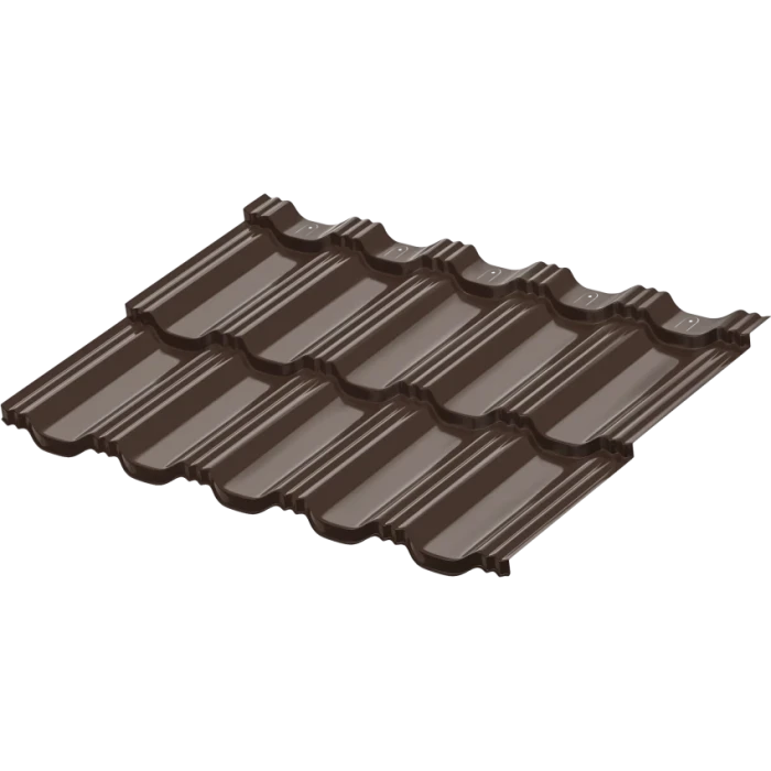 Профиль модульный Aquasystem Гётеборг XXL 0,45 мм Glance Zn 140 (Россия) RR32 (т-коричневый)