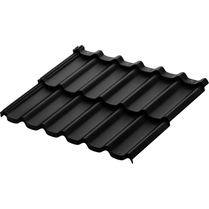 Профиль модульный Aquasystem Стокгольм XXL 0,45 мм PE Matt Zn 140 (Россия) RAL 9005 (черный)