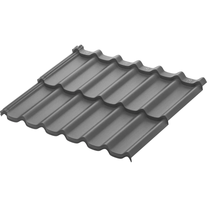 Модульная металлочерепица Aquasystem Стокгольм XXL 0,5 мм Rooftop Бархат Zn 180 (Россия) RR 32 (т-коричневый)